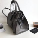 Saint Laurent Monogram Cabas Small Gray For Women 12in/31cm YSL