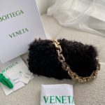 Bottega Veneta Chain Pouch Black, For Women, Women's Bags 12.2in/31cm 620230V13L02132