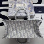Christian Dior Small Dior Book Tote Violet, For Women, Women’s Handbags 26.5cm/10.5in CD