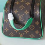 Louis Vuitton Dopp Kit Poche Toilette Monogram Canvas By Virgil Abloh's Minty /Green For Women, Women's Wallets 11in/28cm LV M46253