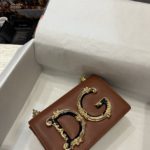 Dolce & Gabbana Nappa DG Girls Shoulder Bag Brown For Women 8.3in/21cm DG 