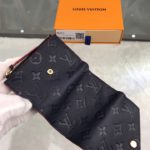 Louis Vuitton Victorine Wallet Monogram Empreinte Navy Blue/ Red For Women, Women's Wallets 4.7in/12cm LV M64577