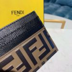 Fendi Card Holder Black For Women, Women's Wallet 3.9in/10cm FF 8M0269
