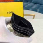 Fendi Card Holder Black For Women, Women's Wallet 3.9in/10cm FF 8M0269
