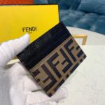 Fendi Card Holder Black For Women, Women's Wallet 3.9in/10cm FF 8M0269