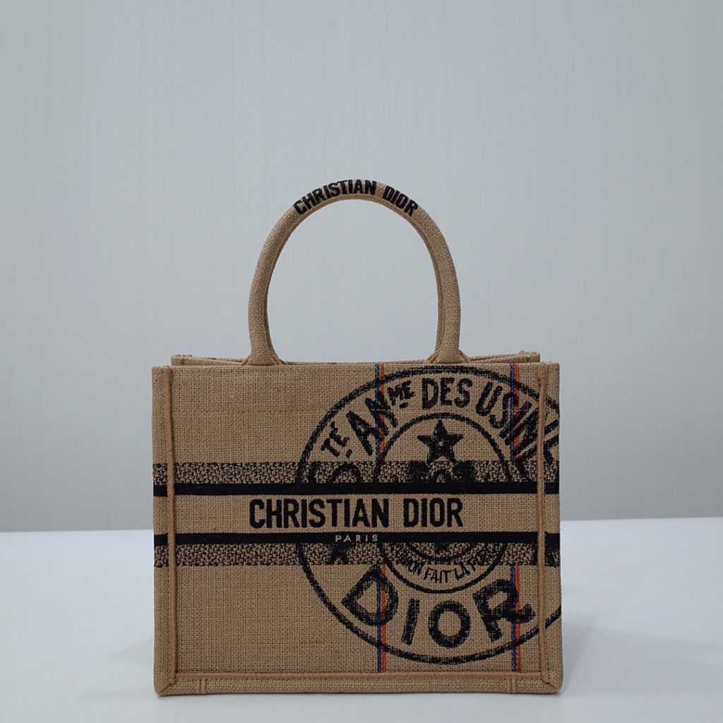 Christian Dior Small Dior Book Tote Brown, For Women, Women’s Handbags 26.5cm/10.5in CD M1265ZRUW_M918