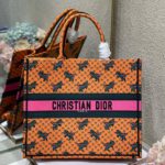 Christian Dior Large Dior Book Tote Orange Multicolor, For Women, Women’s Handbags 16.5in/42cm CD