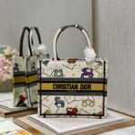 Christian Dior Small Dior Book Tote white, For Women, Women’s Handbags 26.5cm/10.5in CD M1265ZRTY_M941