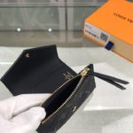 Louis Vuitton Victorine Wallet Monogram Empreinte Black For Women, Women's Wallets 4.7in/12cm LV M64060