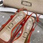 Gucci Women's GG Slingback Pump Orange For Women GG