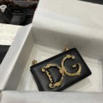 Dolce & Gabbana Nappa DG Girls Shoulder Bag Black For Women 8.3in/21cm DG  BB6498AZ80180999