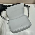 Prada Shoulder Bag Grey For Women, Women's Bags 9in/23cm 1BD314_2DKV_F010I_V_3OO