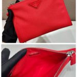 Prada Canvas Hobo Bag Red For Women, Women's Bags 25.6in/65cm