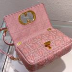 Christian Dior Medium Dior Caro Bag Pink, For Women, Women’s Handbags 25.5cm/10in CD