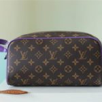 Louis Vuitton Dopp Kit Poche Toilette Monogram Canvas By Virgil Abloh's Minty /Purple For Women, Women's Wallets 11in/28cm LV 