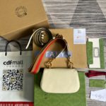 Gucci Blondie Mini Bag White For Women, Women's Bags 8.7in/22cm GG‎ ‎698643 UXXAG 9161