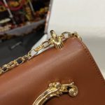 Dolce & Gabbana Nappa DG Girls Shoulder Bag Brown For Women 8.3in/21cm DG 