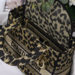 Christian Dior Medium Lady D-Lite Bag Black Gold, For Women, Women’s Handbags 24cm/9.5in CD M0565ORHM_M918