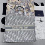 Christian Dior Large Dior Book Tote Gray, For Women, Women’s Handbags 16.5in/42cm CD M1286ZRIW_M932