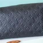 Louis Vuitton Dopp Kit Toilet Pouch Monogram Empreinte Black For Women, Women's Wallets 11in/28cm LV