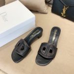 Christian Dior D Club Slide Black For Women CD