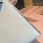 Hermes Kelly Light Blue For Women Silver Toned Hardware 10in/25cm