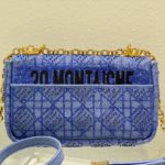 Christian Dior Medium Dior Caro Bag Blue, For Women, Women’s Handbags 25.5cm/10in CD