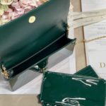 Christian Dior Lady Dior Pouch Green, For Women, Women’s Handbags 8.5in/21.5cm CD
