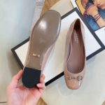 Gucci Women's Ballet Flat With Horsebit Pink For Women GG