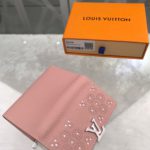 Louis Vuitton Capucines Sweet Brogues Taurillon Pink For Women, Women's Wallets 5.3in/13.5cm LV 