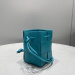 Bottega Veneta Mini Cassette Bucket Bag Blue, For Women, Women's Bags 5.5in/14cm