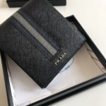 Prada Saffiano Wallet Black For Women, Women's Wallets 4.5in/11cm