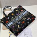 Christian Dior Large Dior Book Tote Black, For Women, Women’s Handbags 16.5in/42cm CD