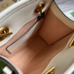 Gucci Marmont Matelasse Mini Bag White For Women, Women's Bags 7.5in/19cm GG ‎696123 DTDHT 9022
