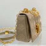 Christian Dior Medium Dior Caro Bag Yellow, For Women, Women’s Handbags 25.5cm/10in CD