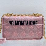 Christian Dior Medium Dior Caro Bag Pink, For Women, Women’s Handbags 25.5cm/10in CD