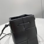 Bottega Veneta Mini Cassette Bucket Bag Black, For Women, Women's Bags 5.5in/14cm 680217VCQC48425