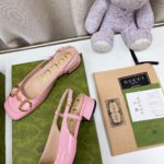 Gucci Women's Slingback With Horsebit Light Pink For Women GG