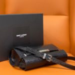 Saint Laurent Manhattan Small Shoulder Bag Black For Women 9.4in/24cm YSL