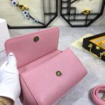 Dolce & Gabbana Medium Sicily Handbag In Dauphine Pink For Women 10.2in/26cm DG BB4347A10018H402