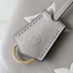 Louis Vuitton Madeleine MM Monogram Empreinte Dove Gray/ Creme Beige For Women, Women's Handbags, Shoulder and Crossbody Bags 11.8in/30cm LV M46041