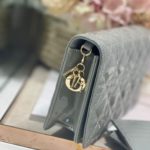 Christian Dior Lady Dior Pouch Gray, For Women, Women’s Handbags 8.5in/21.5cm CD S0204OVRB_M41G