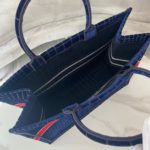 Christian Dior Large Dior Book Tote Red Blue, For Women, Women’s Handbags 16.5in/42cm CD