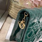 Christian Dior Lady Dior Pouch Green, For Women, Women’s Handbags 8.5in/21.5cm CD
