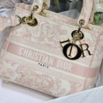Christian Dior Medium Lady D-Lite Bag Pink, For Women, Women’s Handbags 24cm/9.5in CD M0565OTDT_M912