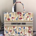 Christian Dior Large Dior Book Tote White Multicolor, For Women, Women’s Handbags 16.5in/42cm CD