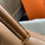 Hermes Shoulder Kelly CK37 Brown For Women Gold Color Hardware 16.5in/42cm