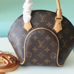 Louis Vuitton Ellipse BB Handbag Created By Nicolas Ghesquiere From Classic Monogram Canvas For Women Brown 23cm/8.9in LV