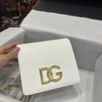 Dolce & Gabbana Crossbody 3.5 Bag White For Women 6.9in/18cm DG BB7037AW57680002