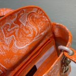 Christian Dior Medium Lady D-Lite Bag Orange, For Women, Women’s Handbags 24cm/9.5in CD M0565OROC_M057